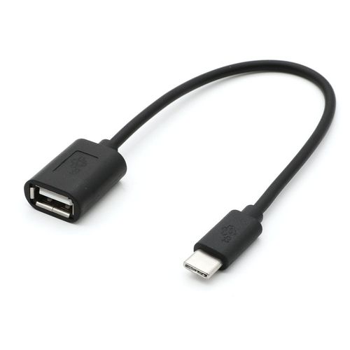 TB Kabel OTG USB AF - USB C 15cm czarny na Arena.pl