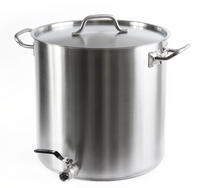 Garnek do zacierania piwa z kranem 36,5 l