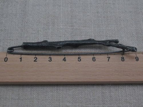 AGRAFKA ozdobna BROSZKA gunmetal [A006] na Arena.pl