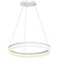 LAMPA wisząca RING ML066 Milagro okrągła OPRAWA zwis circle LED 36W 4000K pierścień biały alvendre