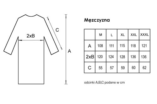 szlafrok męski wafel z kapturem niebieski L na Arena.pl
