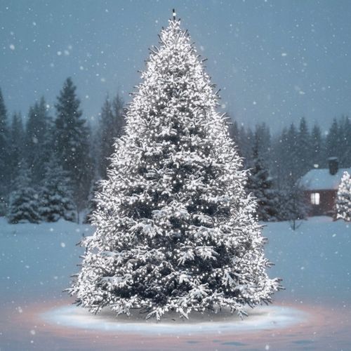 LAMPKI CHOINKOWE BIAŁY Z EFEKTEM ZIMNYM 500 LED 35M ZEW. DOMOWE 8 funkcji na Arena.pl