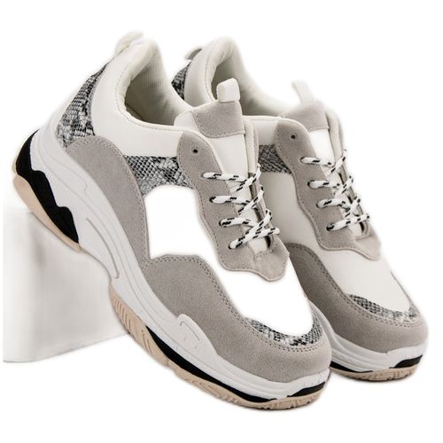 Białe Sneakersy Ze Wzorem r.41 na Arena.pl