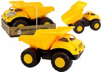 WYWROTKA ŻÓŁTA POJAZD BUDOWLANY CIĘŻARÓWKA PRZYCZEPA