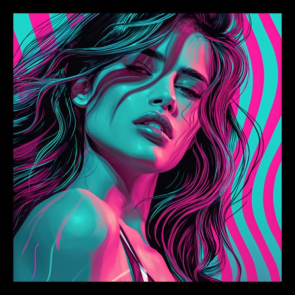 Plakat 20x20cm Neonowy Wzrok zdjęcie 2
