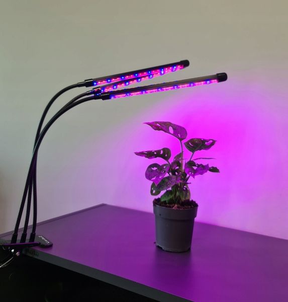 3 x Lampa do Wzrostu Roślin 60 LED Timer + Pilot zdjęcie 9
