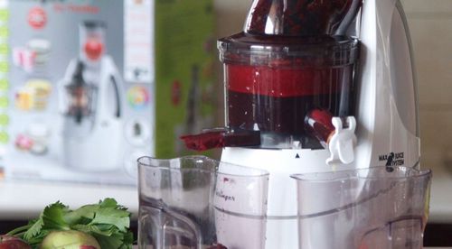 Wyciskarka wolnoobrotowa Berlinger 800W mocna sokowirówka 3 sita duży na Arena.pl