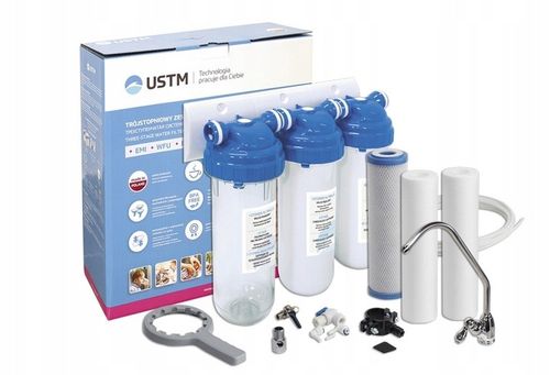Zestaw podzlewozmywakowy trzystopniowy system filtracji Aqua FS3 Emi USTM na Arena.pl