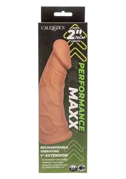 Vibrating Extension 7 Inch 17.25Cm Caramel zdjęcie 2