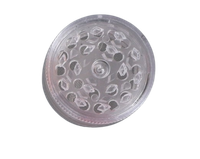 Plastikowy Młynek do Mielenia Tytoniu Suszu CBD Grinder Crusher Srebrny