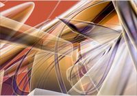 Fototapeta 3D TUNEL ABSTRAKCJA PASY 200x130 FLIZ