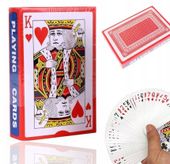 TALIA KART TRADYCYJNE KARTY DO GRY W POKERA REMIKA POWLEKANE ZESTAW 54 SZT.
