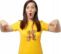 Koszulka z nadrukiem KWIATY BABCIA MA ZAWSZE RACJĘ