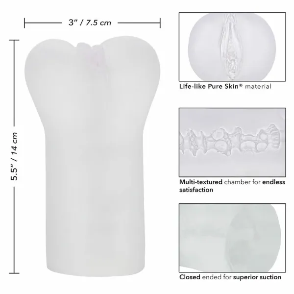 calexotics boundless intymny system vulva transparentny 14 cm zdjęcie 5