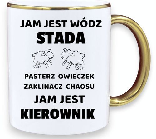 KUBEK PREMIUM DLA KIEROWNIKA URODZINY IMIENINY ŚMIESZNY PREZENT na Arena.pl