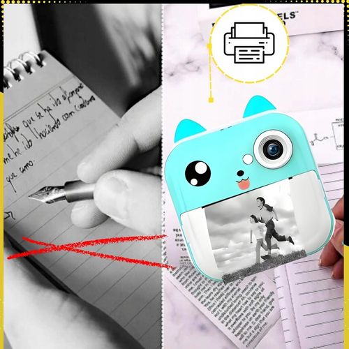 MINI DRUKARKA DRUKUŚ TERMICZNA APARAT NATYCHMIASTOWY DLA DZIECI i 11 ROLEK na Arena.pl