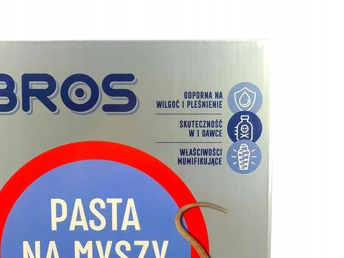 Trutka Bros Pasta Na Myszy I Szczury 1kg Skuteczna Przynęta Gryzonie na Arena.pl