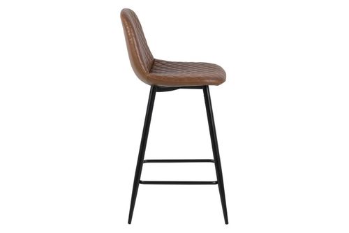Stołek barowy Wilma Low Brandy leather MICROUSBCABLE1 na Arena.pl