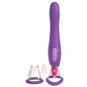 Wibrator - Stymulator 4W1 Lila - Fantasy For Her Ultimate Pleasure Purple