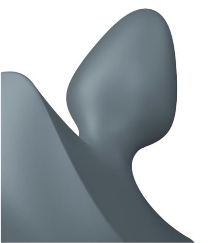 Szary wibrujący korek analny na Arena.pl