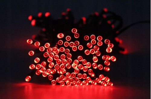 Lampki Choinkowe LED 500 Czerwone 38 m Zewnętrzne Wewnętrzne IP44 na Arena.pl