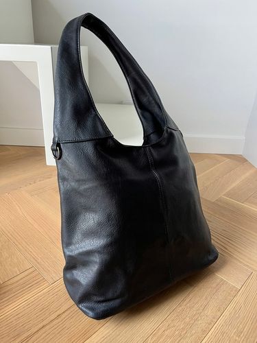 czarna torebka shopper worek skórzana klasyczna torebka shopper bag na Arena.pl