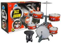 ND24_472 Duża Perkusja 5 Bębnów Talerz Instrument Dziecięcy