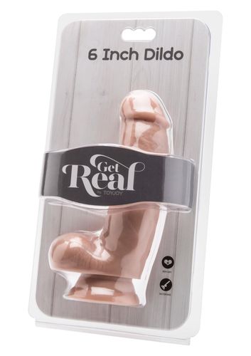 dildo 6 inch with balls light skin tone na Arena.pl