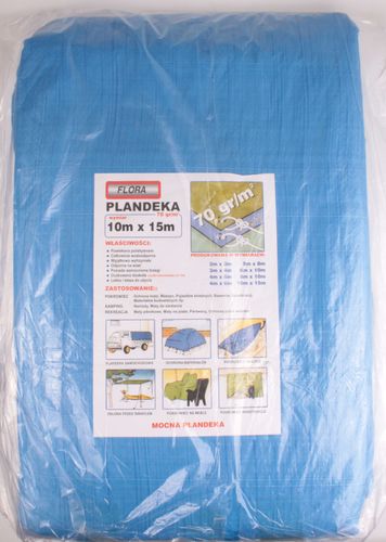 Plandeka Niebieska 10x15 70g/m2 na Arena.pl
