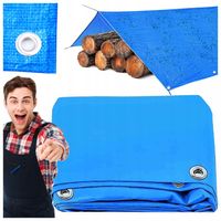 PLANDEKA NA SAMOCHÓD DO PRZYCZEPKI NA TARAS GRUBA WODOODPORNA 4x6 Mocna