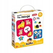 CZUCZU PUZZLE KONTRASTOWE TU PASUJE 15 m +