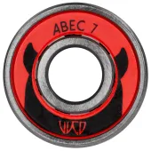 Zestaw 16 łożysk Powerslide do rolek Abec 7 FS 608 Red