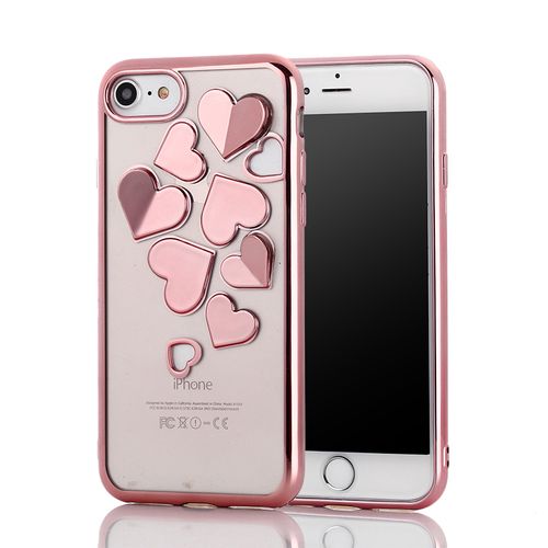 Case Etui Obudowa Iphone 7 8 Serca 3D na Arena.pl