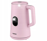 Czajnik elektryczny RAVEN EC024R 1,5l 1800W Regulacja temperatury