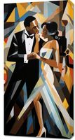 Obraz 50x100cm Jazzowa Wieczorna Harmonia