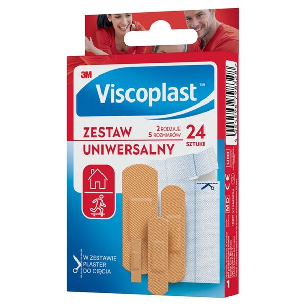 Viscoplast Zestaw Uniwersalny Plastry 24 sztuki zdjęcie 7