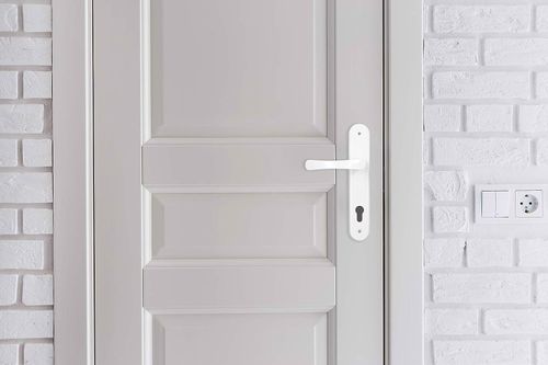 Klamka do drzwi biała 2szt na Arena.pl