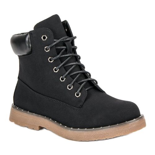 Czarne traperki r.40 na Arena.pl