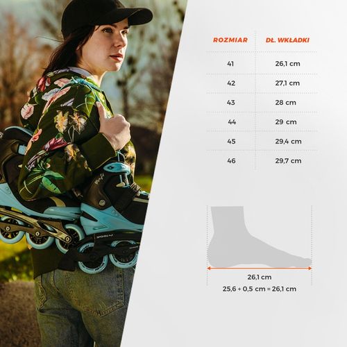 Rolki męskie Spokey MrFIT ABEC7 Carbon rozm. 44 na Arena.pl