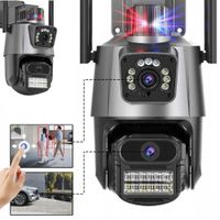 IP Camera HD SMART Outdoor Rotating Dual WiFi ALARM 2x3MP