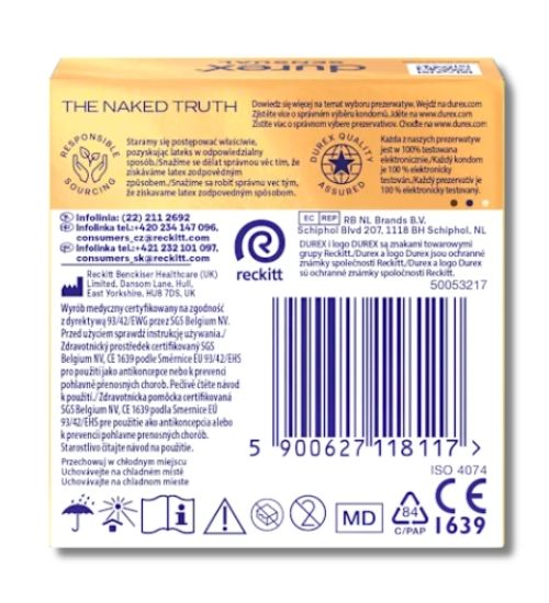 Supercienkie Durex Sensual 3szt. zdjęcie 4