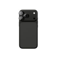 Szkło na aparat na iPhone 17 Pro / Pro Max Sapphire z szarą ramką