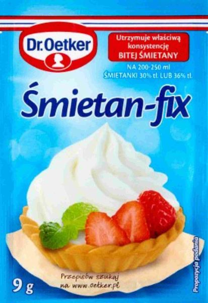 DR OETKER Fix Śmietanfix 9g zdjęcie 1