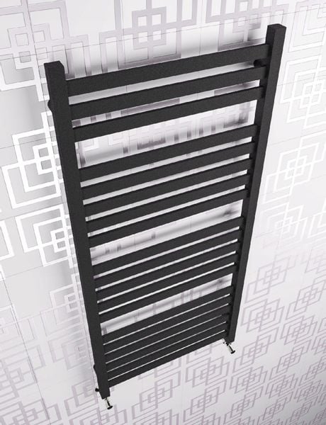 GRZEJNIK ŁAZIENKOWY ROYAL 950x630 CZARNA STRUKTUR zdjęcie 4