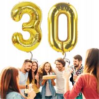zestaw na 30 urodziny balony 30tka dekoracja balon