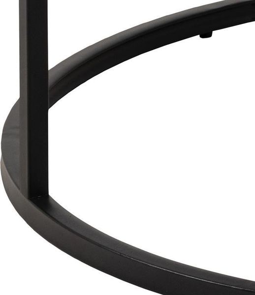 Stolik kawowy Spiro biały/czarny zdjęcie 4