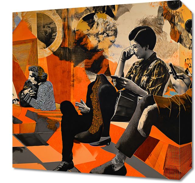 Obraz 40x40cm Przestrzeń Do Dialogu zdjęcie 1