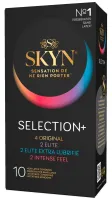 skyn selection+ 10 szt. prezerwatywy lateksowe bez lateksu mix rodzajow