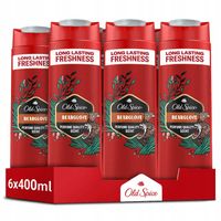 Old Spice Bearglove Żel męski pod prysznic i szampon 3w1, 6 x 400ml
