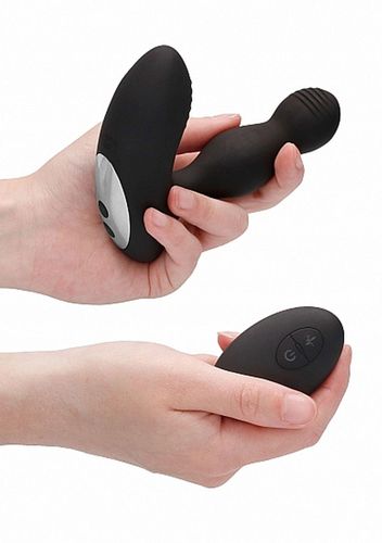 Remote Controlled E-Stim & Vibrating Prostate Massager - Black na Arena.pl